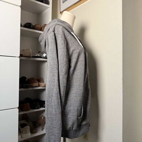 Divided H&M Gray Zip-Up Hoodie Sweatshirt with Front Pockets Size Large - Picture 2 of 7